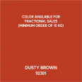DUSTY BROWN 92301- CARTELA ENG