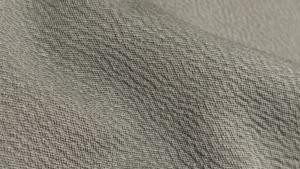 Tecido respirável Eco Unique do Casual Tech® em detalhe, destacando a textura e a construção da malha.